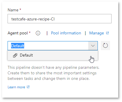 Select Agent Pool