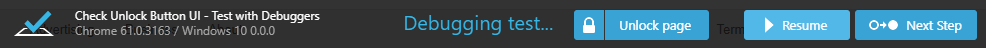 Page Footer when Debugging on a Client